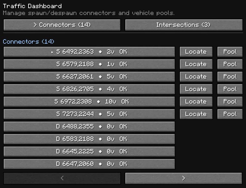 Progress on traffic dashboard UI/UX