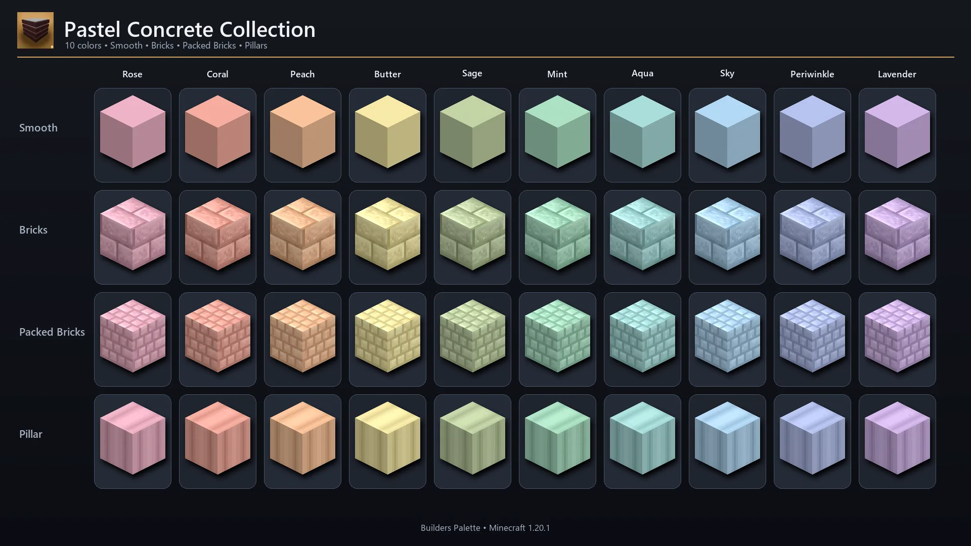 Pastel Concrete Collection